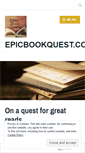 Mobile Screenshot of epicbookquest.com